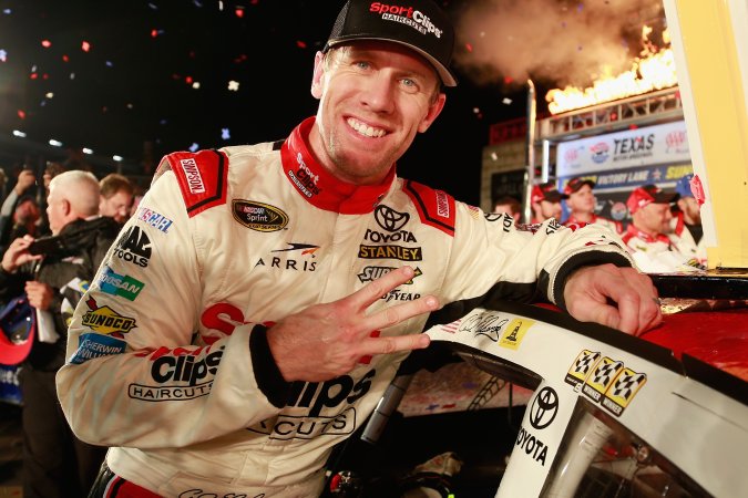 Rain Helps Carl Edwards Win the Race in Texas, and a Ticket To NASCAR Homestead-Miami Finale