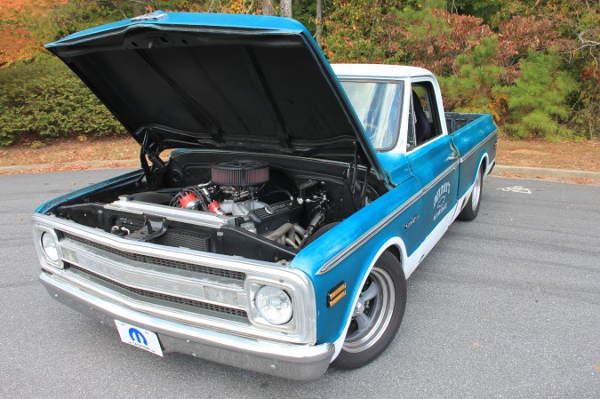 The Chevy Truck With A Mopar Engine Under The Hood