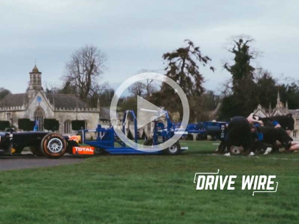 Drive Wire: Watch A Rugby Team Match Power With an F1 Car