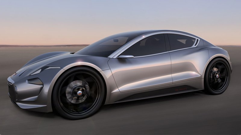 This Is Henrik Fisker’s 400-Mile Electric Sport Sedan, the EMotion