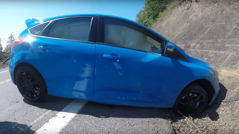 Watch This Ford Focus RS Drift Its Way Into a Nasty Crash