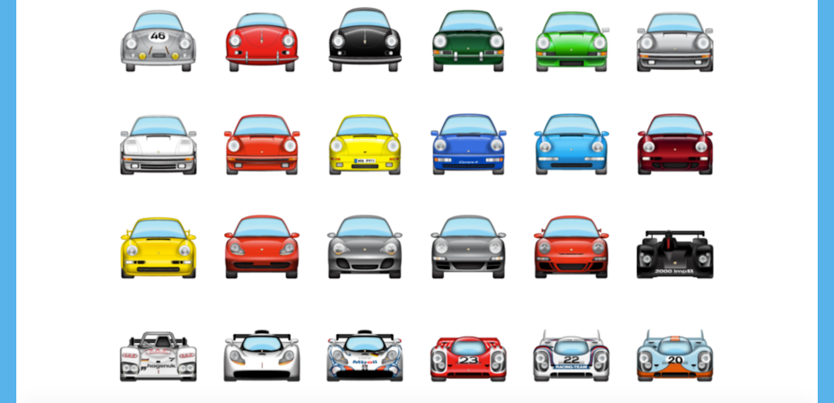 Your Awesome Apple iOS 10 Porsche Emoji Pack Has Arrived