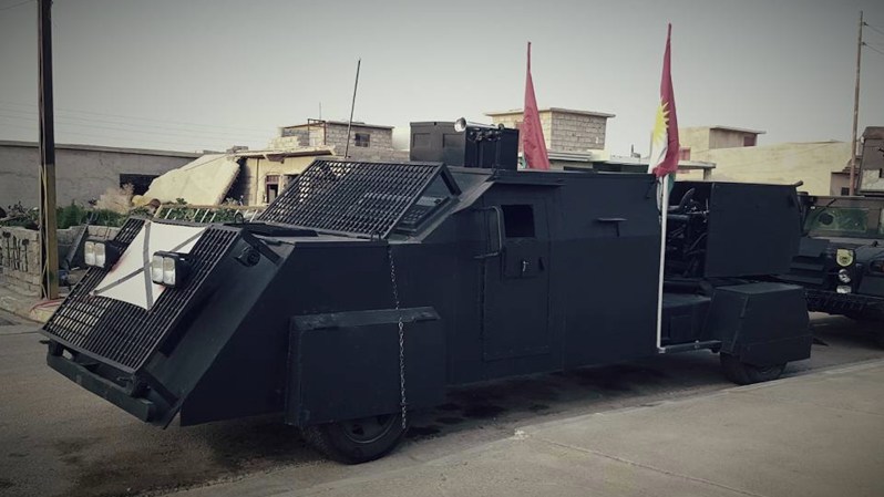 Kurdish Troops Using <em>Mad Max</em>-Style Armored Trucks Against ISIS