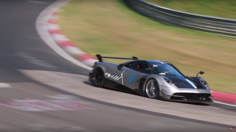 Watch the Pagani Huayra BC Attack the Nurburgring