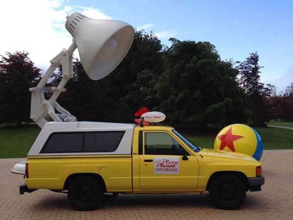 This Guy Owns the Pizza Planet Toyota from “Toy Story”