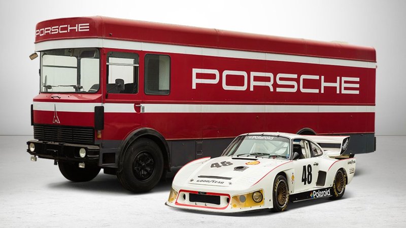 Porsche 935 Turbo and Vintage Transporter: The Perfect Gentleman’s Accessory