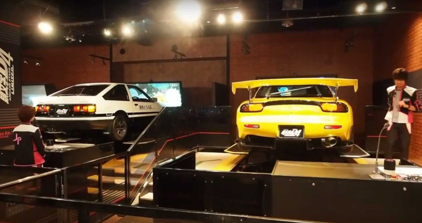 Dorifto! Initial D Arcade Game Has Real (Moving) Cars