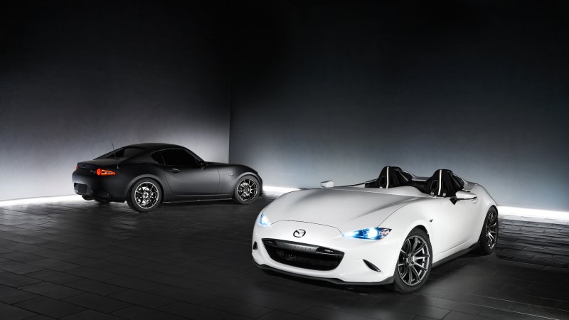 The Mazda MX-5 RF Kuro SEMA Concept Is a Meaner and Sportier Targa Miata