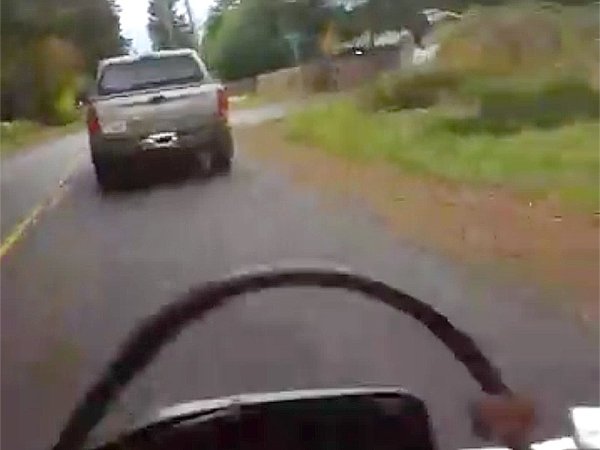 Man Live-Streams While Chasing Down His Stolen Truck