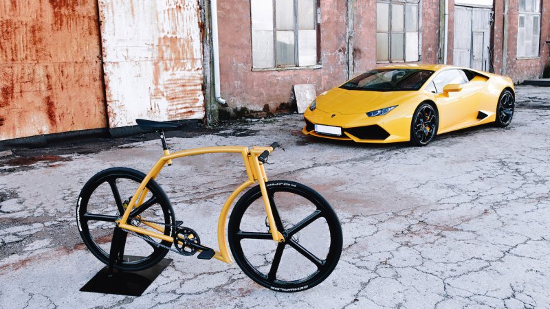 Part Commuter Bicycle, Part Lamborghini Homage