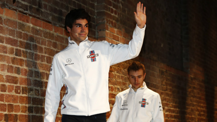 Lance Stroll of Canada (left), Sergey Sirotkin of Russia (right)