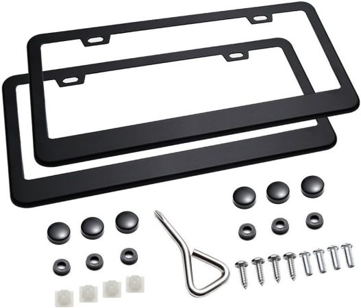 Best License Plate Frames (Review & Buying Guide)